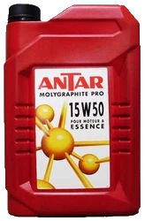 Huile moteur essence ANTAR Molygraphite Pro 15W50 2 litres