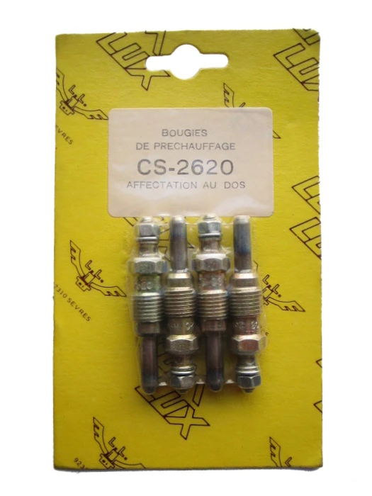 Image du produit blister de 4 Bougies de préchauffage LUM LUX CS 2620